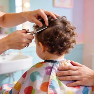 Toddler's First Haircut